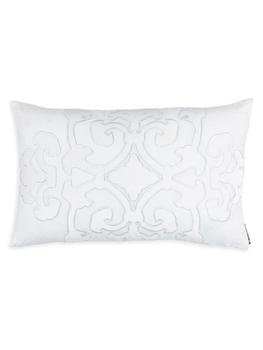 商品Lili Alessandra | Angie Rectangular Linen & Velvet Pillow,商家Saks Fifth Avenue,价格¥1798图片