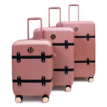 商品Badgley Mischka | Grace Expandable Retro Luggage, Set of 3,商家Macy's,价格¥1900图片