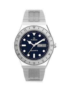 推荐Q Timex Stainless Steel Bracelet Watch商品