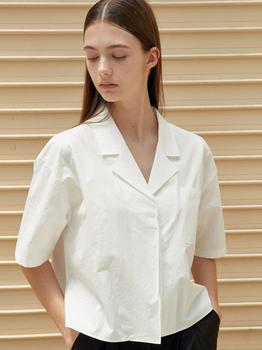 商品INUSWAY | Iuw1250 Hidden Pajama Crop Shirts (Off White),商家W Concept,价格¥630图片
