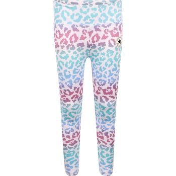 Converse | Leopard leggings in blue pink and white商品图片,3.9折×额外6.7折, 额外六七折