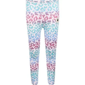Converse | Leopard leggings in blue pink and white 4.5折×额外7.5折, 额外七五折
