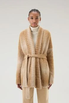 Woolrich | Cardigan in Alpaca Blend with Dégradé Effect,商家Woolrich,价格¥1277