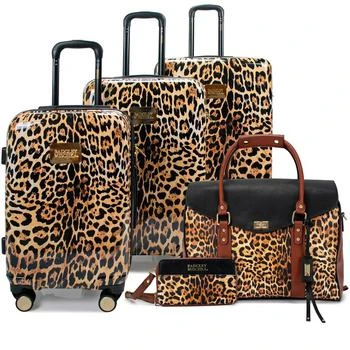 Badgley Mischka Luggage | Leopard Luggage Set | Weekender | Sling Bundle,商家Verishop,价格¥2279