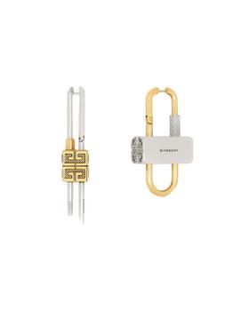 纪梵希耳环海淘, Givenchy | Lock asymmetrical earrings商品图片 