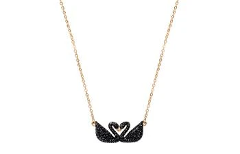 Swarovski | [预售3天]施华洛世奇 浪漫双黑天鹅 仿水晶 项链 女款 黑色,商家AMRAP,价格¥508