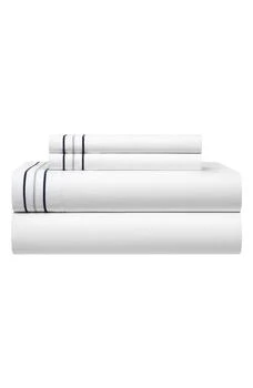 CHIC | Freya Solid White 4-Piece Cotton Sheet Set - Queen Size,商家Nordstrom Rack,价格¥671