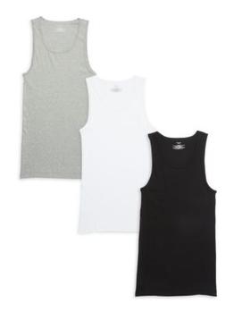 商品Calvin Klein | Cotton Classics 3-Pack Tank Tops,商家Saks OFF 5TH,价格¥158图片