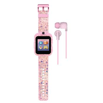 商品Kids Pink Glitter Silicone Smartwatch 42mm Gift Set图片