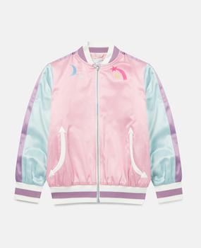 推荐Stella McCartney - Rainbow Embroidered Bomber Jacket, Woman, Multicolour, Size: 2商品