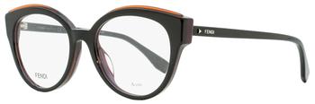 fendi眼镜真假, Fendi | Fendi Women's  Eyeglasses FF0280 807 Black/Brown/Violet 51mm商品图片 2.8折