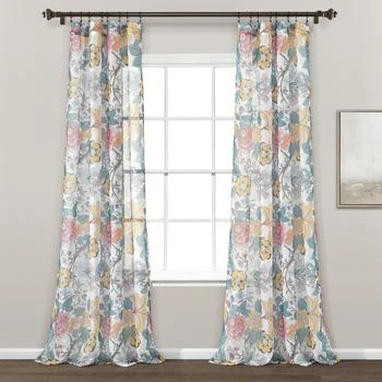 Lush Decor | Sydney Sheer Window Curtain Panel Set,商家Premium Outlets,价格¥414