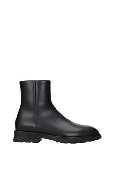 Alexander McQueen | Ankle Boot Leather Black 4.5折, 独家减免邮费