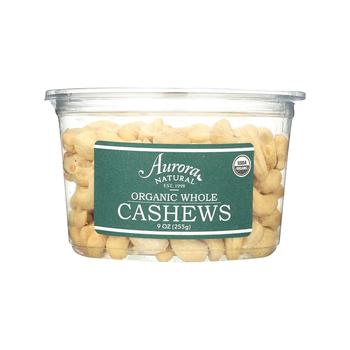 商品Aurora Natural | Products - Organic Whole Cashews - Case of 12 - 9 oz.,商家Macy's,价格¥1004图片