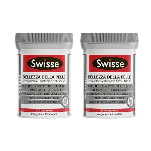 Swisse | SWISSE/瑞思 口服玻尿酸水光片胶原蛋白片30片*2 保质期:2025年1月,商家Xunan,价格¥246
