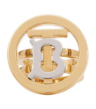 Gold-Plated and Palladium TB Monogram Ring,价格$301.77