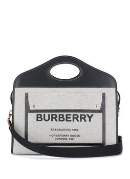 美国burberry tote, Burberry | Burberry Pocket Two-Tone Medium Tote Bag商品图片 6.2折