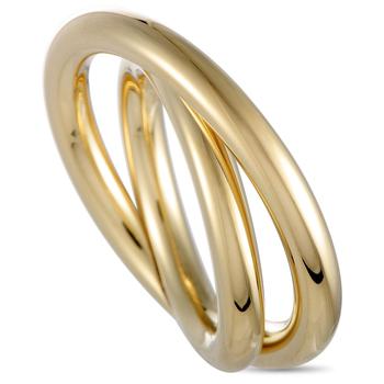 商品Calvin Klein - "Continue" Yellow Gold PVD Stainless Steel Ring KJ0EJR1001-06图片