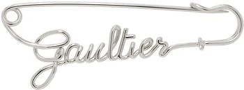 Jean Paul Gaultier | Silver 'The Gaultier Safety Pin' Brooch,商家Ssense US,价格¥1148