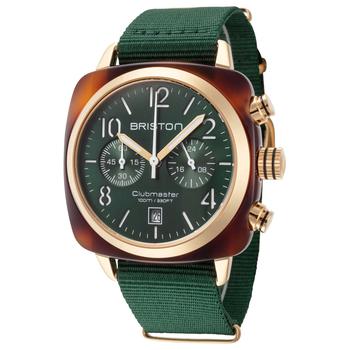 Briston品牌, 商品 周冬雨同款布里斯顿 Clubmaster金圈英伦绿中性腕表, 价格¥362图片