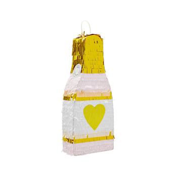 商品Blue Panda | Small Champagne Pinata for Bridal Shower, Bachelorette Party Game, 21st Birthday Party Supplies (16.5 x 7 x 3 In),商家Macy's,价格¥142图片
