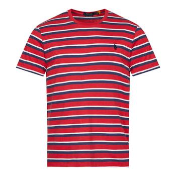 推荐Ralph Lauren Stripe T-Shirt - Red商品