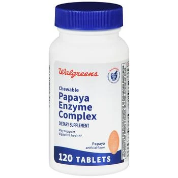 Walgreens | Chewable Papaya Enzyme Complex Tablets Papaya,商家Walgreens,价格¥60