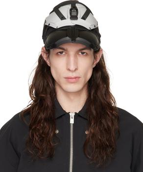 商品Innerraum | Black & Gray Object I42 Helmet Cap,商家SSENSE,价格¥2721图片