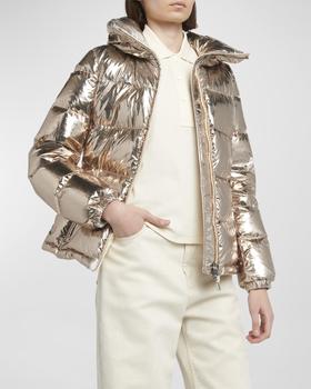 MONCLER140cmダン美品 Moncler Douros Metallic Puffer Jacket - Coats - Free