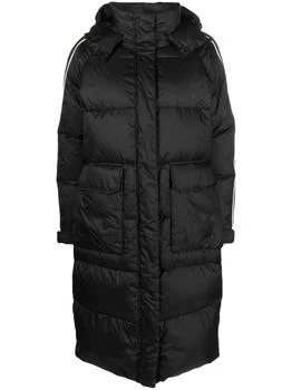 ERMANNO FIRENZE | ERMANNO FIRENZE Hooded long down jacket,商家Baltini,价格¥3968