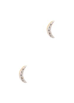 商品Celestial 18kt gold-plated vermeil stud earrings图片
