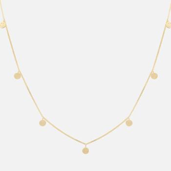 推荐anna + nina Smiley Gold-Plated Silver Necklace商品