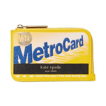 kate spade bag, Kate Spade | NY On A Roll Leather Metro Card Zip Cardholder商品图片 
