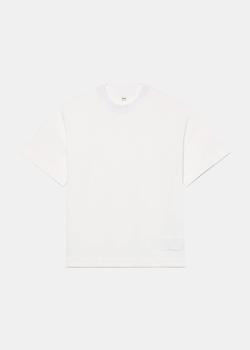 推荐AMI Alexandre Mattiussi White Satin Label T-Shirt商品