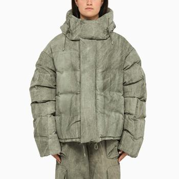 推荐Oversize military down jacket in canvas商品