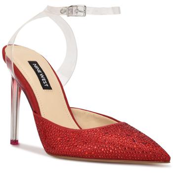 Nine West行李箱, Nine West | Nine West Womens Sparkel 5 Rhinestone Ankle Strap Pumps商品图片 6.5折