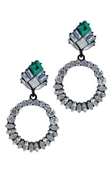 ADORNIA | Cubic Zirconia Flower Ring Drop Earrings 3.3折, 独家减免邮费