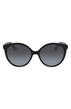 推荐58mm Gradient Cat Eye Sunglasses商品