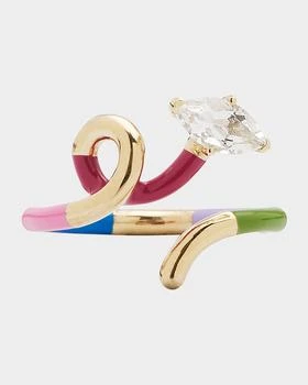 Bea Bongiasca | B Multicolor Ring with Marquise Rock Crystal,商家Neiman Marcus,价格¥9179
