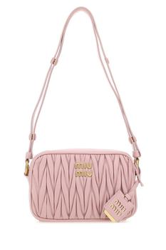 Miu Miu | Miu Miu Matelassé Logo-Plaque Shoulder Bag商品图片,7.3折