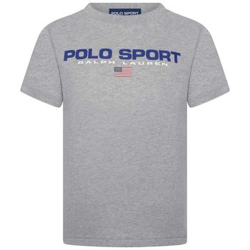 ralph lauren sport, Ralph Lauren | Ralph Lauren  Grey Boys T-Shirt - Cotton Polo Sport T-Shirt商品图片 