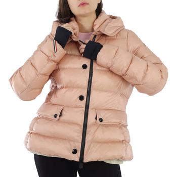 商品Moncler | Ladies Pastel Pink Armonique Zip-fastening Hooded Puffer Jacket,商家Jomashop,价格¥8106图片