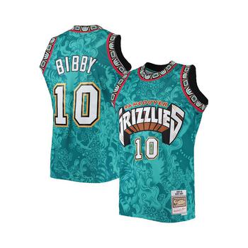了解迈克达威, Mitchell & Ness | Men's Mike Bibby Turquoise Vancouver Grizzlies Hardwood Classics 1998-99 Lunar New Year Swingman Jersey商品图片 