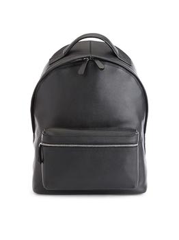推荐Pebbled Leather Laptop Backpack商品