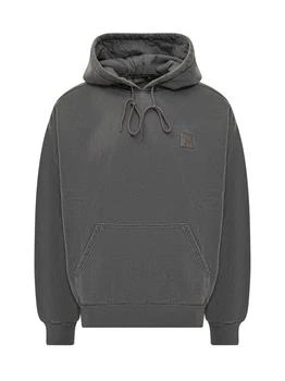 Carhartt WIP | 男款 徽标贴片抽绳连帽衫,商家Cettire,价格¥918