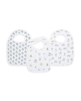 商品aden + anais | Unisex 3-Pk. Classic Snap Bibs,商家Bloomingdale's,价格¥149图片