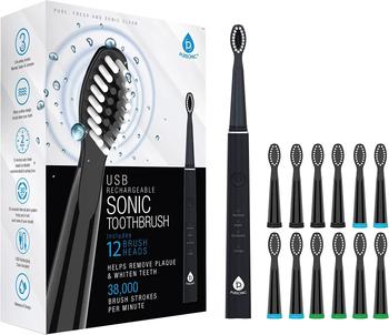 商品PURSONIC | Pursonic Whitening USB Rechargeable Sonic Toothbrush-12 Brush Heads,商家Premium Outlets,价格¥215图片