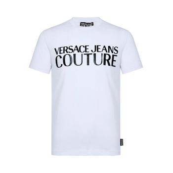 范思哲t恤新款, Versace | VERSACE JEANS 男士白色T恤 B3GUA7TQ-36610-003商品图片 满$100享9.5折, 满折