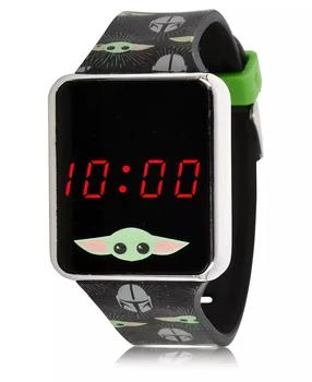 Accutime | Star Wars Kid's Baby Yoda Touch Screen Black Silicone Strap LED Watch, 36mm x 33 mm,商家Macy's,价格¥106