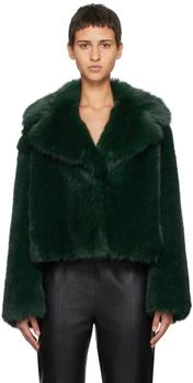 推荐Green Samara Faux-Fur Jacket商品